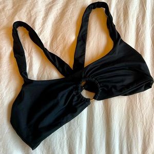 L*space black bikini top